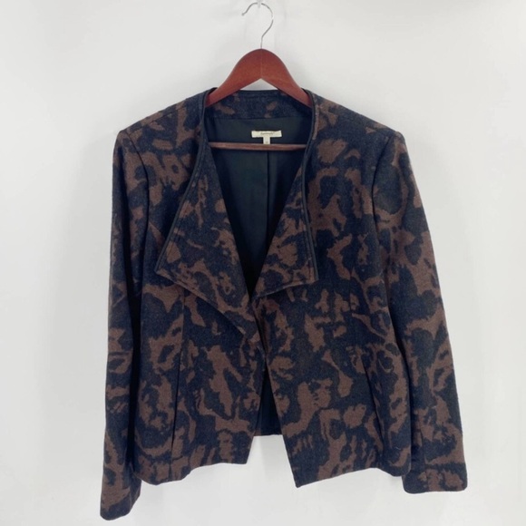 SANTORELLI Wool Angora Blend Open Front Blazer/Jacket - Picture 7 of 13